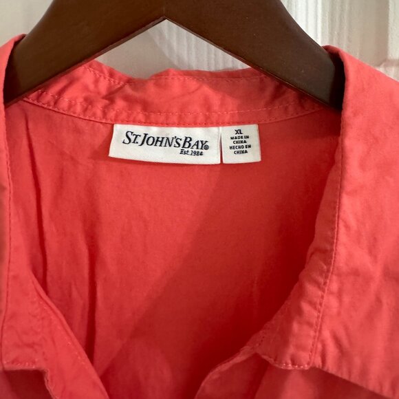 St. John’s Bay Women´s Button Down Shirt, Size XL - Picture 5 of 11